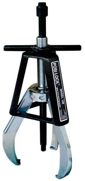 Posi Lock Puller - 12" Spread, 17 Ton Capacity, Puller - 8" Reach, 16-1/4" Long, For Bearings, Gears & Pulleys - Best Tool & Supply