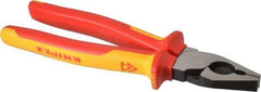 Knipex - 9" OAL, 9/16" Capacity, Lineman's - 1-5/8" Jaw Length x 1-3/16" Jaw Width - Best Tool & Supply