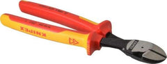 Knipex - 10" OAL, 3/16" Capacity, Diagonal Cutter - 15/16" Jaw Length x 1-1/16" Jaw Width - Best Tool & Supply