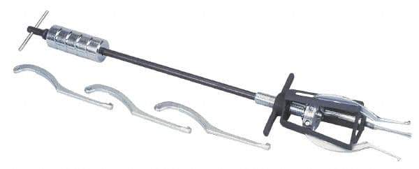 Posi Lock Puller - 5 Piece, 5 Ton Capacity, 9/16 to 5-1/4" Spread, Slide Hammer Set - 3 Jaws, 6" Reach - Best Tool & Supply