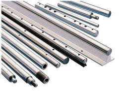 Thomson Industries - 3/8" Diam, 2' Long, Stainless Steel Standard Round Linear Shafting - 50-55C Hardness, .3745/.3740 Tolerance - Best Tool & Supply