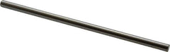 Thomson Industries - 1/4" Diam, 6" Long, Steel Standard Round Linear Shafting - 60-65C Hardness, .2495/.2490 Tolerance - Best Tool & Supply