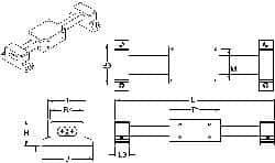 Thomson Industries - Manually Driven Linear Motion System - 12" Long x 1-3/4" Wide - Best Tool & Supply