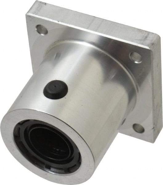 Thomson Industries - 1-3/4" Inside Diam, 600/1200 Lbs. Dynamic Capacity, Single Flanged Pillow Block Linear Bearing - 2.38" Overall Width - Best Tool & Supply