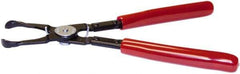 Mag-Mate - 9-3/4" OAL, Push Pin Pliers - Straight Jaw, Vinyl Coated Handles - Best Tool & Supply