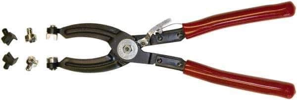 Mag-Mate - 10-1/2" OAL, Hose Clamp Pliers - Straight Jaw, Vinyl Coated Handles - Best Tool & Supply