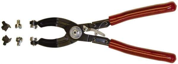 Mag-Mate - 10-1/2" OAL, Hose Clamp Pliers - 45° Jaw, Vinyl Coated Handles - Best Tool & Supply