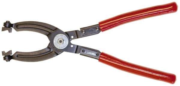 Mag-Mate - 10-1/2" OAL, Click Style Hose Clamp Pliers - Straight Jaw, Vinyl Coated Handles - Best Tool & Supply