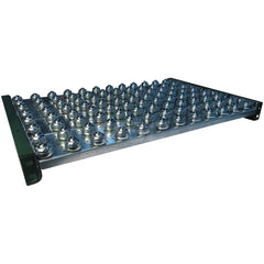 Conveyor Accessories; Type: Ball Transfer Plate; Width (Inch): 39; For Use With: 1.9″ diameter roller conveyor frames and 1-3/8″ roller conveyor; Overall Height: 3.8000 in; Material: Steel; Overall Length (Inch): 36.00; Length: 36.00; Overall Length: 36.0