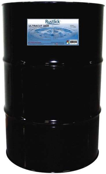 Rustlick - Ultracut 380R, 55 Gal Drum Cutting & Grinding Fluid - Semisynthetic - Best Tool & Supply