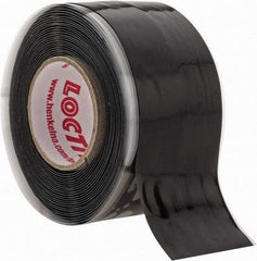 Loctite - 1" x 10', Black Silicone Electrical Tape - 0.5 mil Thick, 400 V/mil Dielectric Strength - Best Tool & Supply