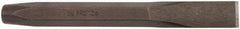 Proto - 12" OAL x 7/8" Blade Width Cold Chisel - 7/8" Tip, 3/4" Stock, Steel Handle - Best Tool & Supply