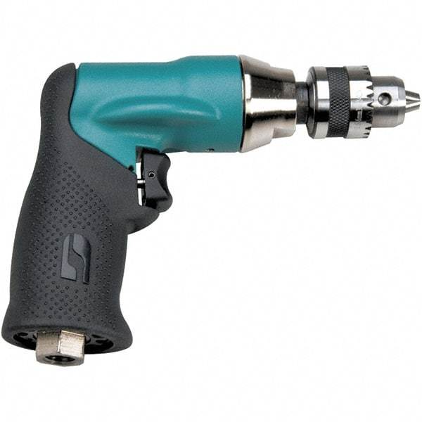 Dynabrade - 1/4" Keyed Chuck - Pistol Grip Handle, 20,000 RPM, 0.4 hp, 90 psi - Best Tool & Supply