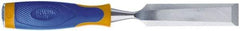 Irwin - 4-3/4" OAL x 1-1/2" Blade Width Wood Chisel - ProTouch Handle - Best Tool & Supply