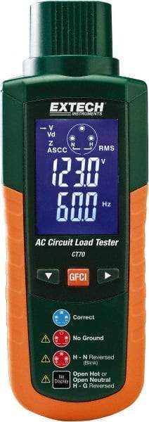 Extech - Receptacle Tester - 240 VAC - Best Tool & Supply