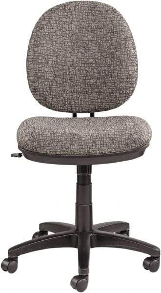 ALERA - 34-39" High Task Chair - 19" Wide x 25-3/4" Deep, 100% Acrylic Seat, Graphite Gray - Best Tool & Supply