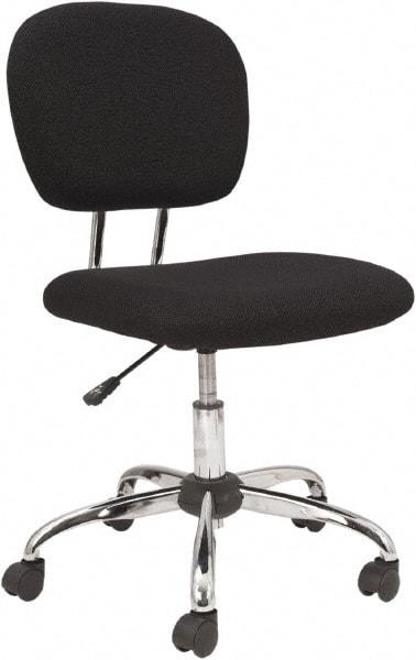 OIF - 33 to 36-3/4" High Office/Managerial/Executive Chair - 18" Wide x 21-5/8" Deep, Fabric Mesh Seat, Black - Best Tool & Supply