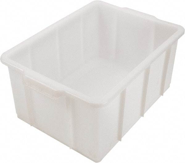 Dynalon Labware - 5.3 Gal, Clear Polyethylene Tote Container - Nesting, 16.3" Long x 12.4" Wide x 7.9" High - Best Tool & Supply