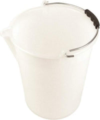 Dynalon Labware - 3-3/16 Gal Translucent Tapered Conical Polyethylene Bucket - 11-13/16" High x 11" Diam - Best Tool & Supply