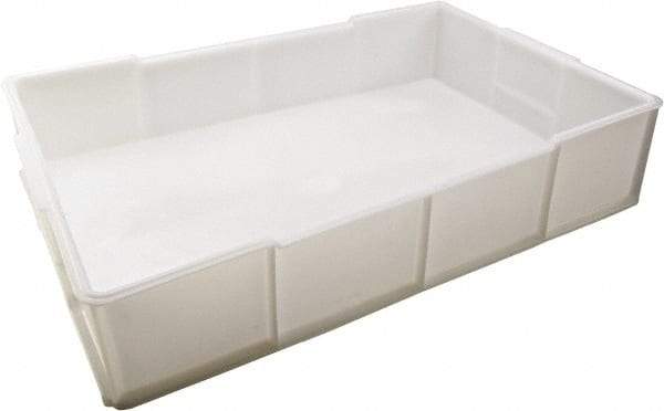 Dynalon Labware - White Polyethylene Tote Container - Stacking, 21.3" Long x 13.8" Wide x 4-1/2" High - Best Tool & Supply