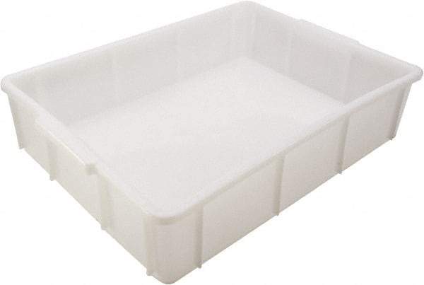 Dynalon Labware - White Polyethylene Tote Container - Stacking, 16.3" Long x 12.2" Wide x 3.8" High - Best Tool & Supply