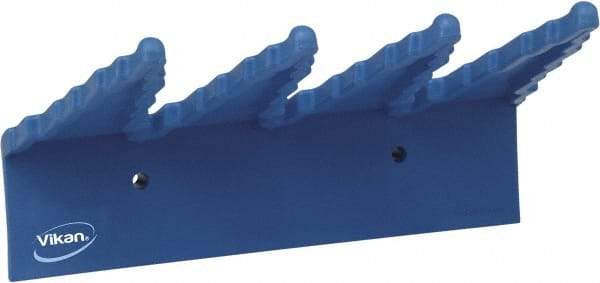 Vikan - 22 Lb, 6-1/2" Wide, 2-1/2" High, Polypropylene, Wall Bracket - 9-1/2" Long, 3 Holders - Best Tool & Supply