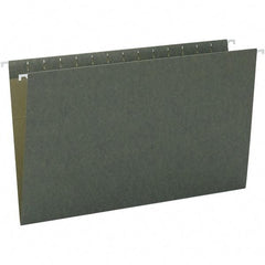 SMEAD - 14-5/8 x 9-1/2", Legal, Standard Green, Hanging File Folder - 11 Point Stock, 1/3 Tab Cut Location - Best Tool & Supply