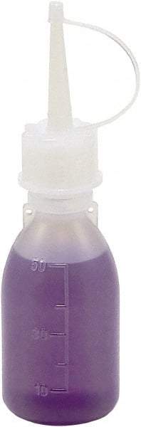 Dynalon Labware - 250 mL Dispensing Bottle - Polyethylene, Translucent, 5.1" High x 1-1/2" Diam, 15mm Cap - Best Tool & Supply