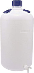 Dynalon Labware - 50,000 mL Carboy - Polyethylene, Translucent, 14.4" High x 13.8" Diam - Best Tool & Supply