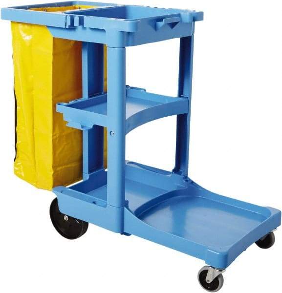 Rubbermaid - Plastic Janitor Cart - 21-3/4" Width - Best Tool & Supply