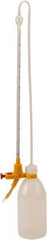 Dynalon Labware - 5 ml Borosilicate Glass Burette, Polyethylene Bottle Titrating Burette - 4-39/64" Diam x 18-57/64" High - Best Tool & Supply