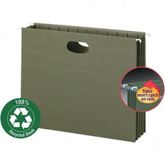 SMEAD - 12-1/4 x 9-1/2", Letter Size, Standard Green, Hanging File Folder - Best Tool & Supply