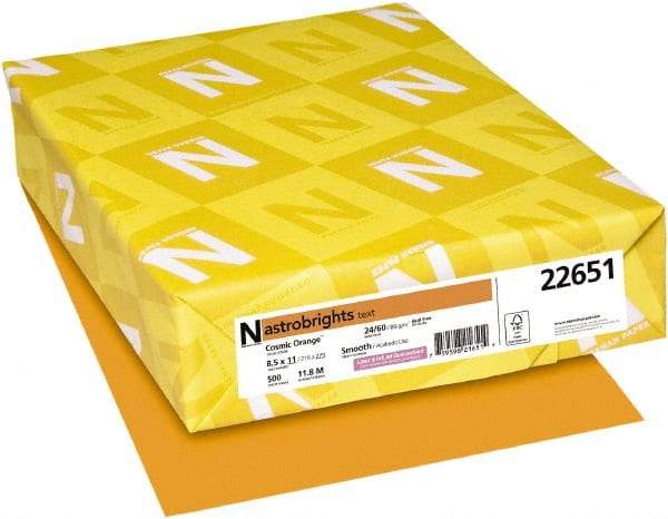 Neenah Paper - Cosmic Orange Colored Copy Paper - Use with Laser Printers, Inkjet Printers, Copiers - Best Tool & Supply