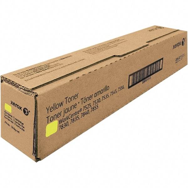 Xerox - Yellow Toner Cartridge - Use with Xerox WorkCentre 7525, 7535, 7530, 7545, 7556 - Best Tool & Supply