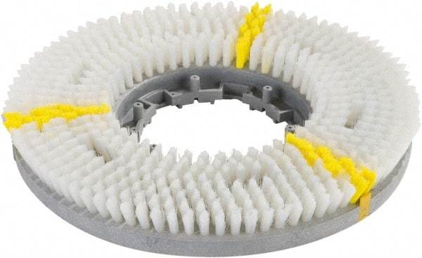 Carlisle - Rotary Brush - 19" Machine, 1-1/2" Trim Length, White Pad, Nylon - Best Tool & Supply