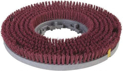 Carlisle - Rotary Brush - 11" Machine, 1-1/2" Trim Length, Red Pad, Nylon - Best Tool & Supply