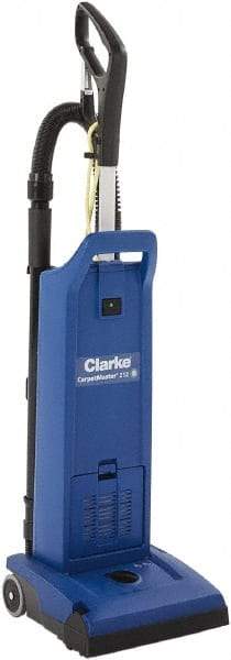 Clarke - Dual Motor Upright Vacuum Cleaner - 11-1/2" Cleaning Width, 9" Amps, Ergonomic Handle - Best Tool & Supply