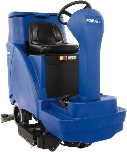 Clarke - 34" Cleaning Width, Battery Powered Floor Scrubber - 1.05 hp, 260 RPM, 46" Water Lift, 31 Gal Tank Capacity - Best Tool & Supply