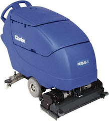 Clarke - 28" Cleaning Width, Battery Powered Floor Scrubber - 0.81 hp, 613 RPM, 23 Gal Tank Capacity - Best Tool & Supply