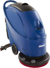 Clarke - 20" Cleaning Width, Battery Powered Floor Scrubber - 0.75 hp, 160 RPM, 10.5 Gal Tank Capacity - Best Tool & Supply