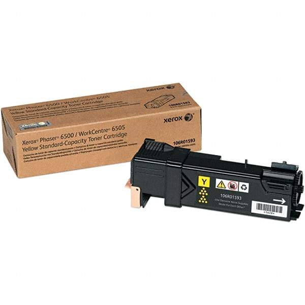 Xerox - Yellow Toner Cartridge - Use with Xerox Phaser 6500, WorkCentre 6505 - Best Tool & Supply