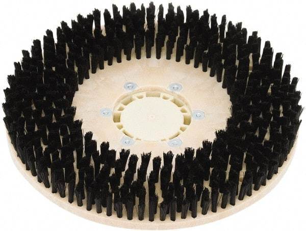 Clarke - 34" Diam Scrubbing Brush - 17" Machine, Black Pad, Nylon - Best Tool & Supply