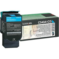 Lexmark - Cyan Toner Cartridge - Use with Lexmark C540n, C543dn, C544dn, C544dtn, C544dw, C544n, C546dtn, X543dn, X544dn, X544dtn, X544dw, X544n, X546dtn - Best Tool & Supply