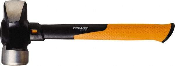 Fiskars - 4 Lb Head, 14" Long Sledge Hammer - Steel Head, Steel Handle with Grip - Best Tool & Supply