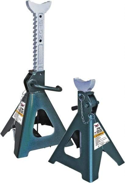 Safeguard - 12,000 Lb Capacity Jack Stand - 15-3/4 to 24-3/8" High - Best Tool & Supply