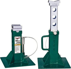 Safeguard - 44,000 Lb Capacity Jack Stand - 13-3/8 to 19-5/8" High - Best Tool & Supply