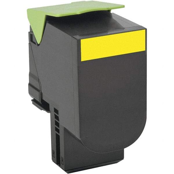 Lexmark - Yellow Toner Cartridge - Use with Lexmark CX410E, CX310N, CX510DE, CX410DE, CX510DHE, CX510DTHE, CX410DTE, CX310DN - Best Tool & Supply