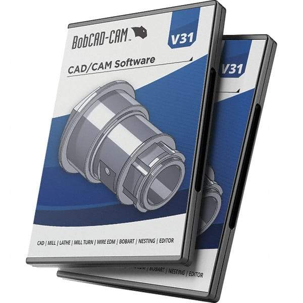 BobCAD-CAM - BobCAD-CAM V30 Mill 4 Axis Pro CD-ROM - Best Tool & Supply