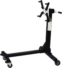 Omega Lift Equipment - 750 Lb Capacity Engine Repair Stand - 36-3/4 to 36-3/4" High, 31-1/2" Chassis Width x 31-1/2" Chassis Length - Best Tool & Supply