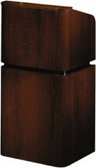 Oklahoma Sound - Wood Full Floor Lectern - 20-1/2" Deep x 24" Wide x 48" High - Best Tool & Supply